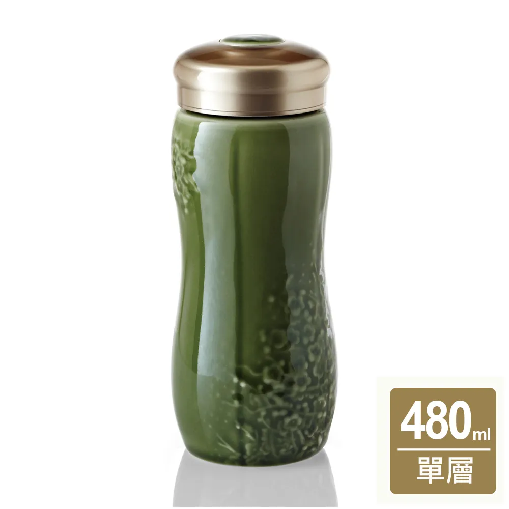 【乾唐軒】大豐收特雙陶瓷隨身杯350ml(水藍金) 歷史價格詳細信息