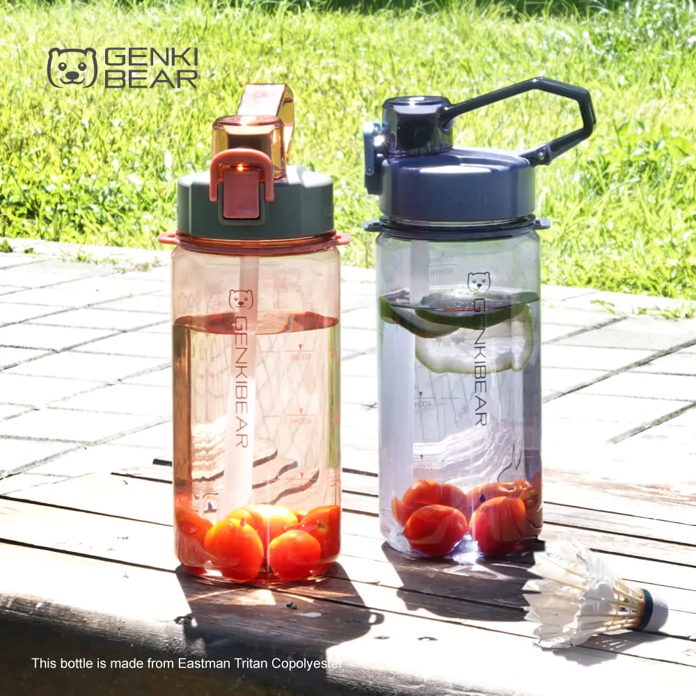 GENKI BEAR 夏韻水壺1000ml(藍色)[大買家] 歷史價格詳細信息