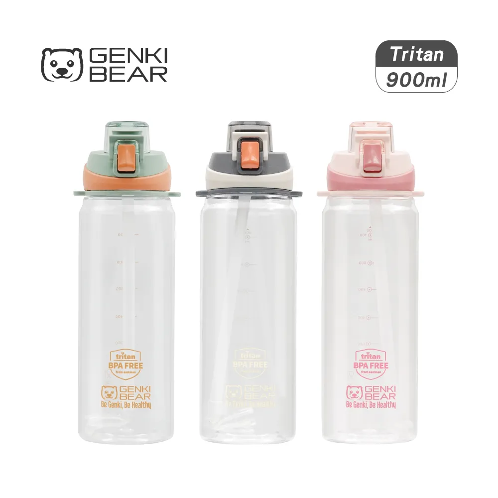 GENKI BEAR勾勾手運動水壺900ml(粉)[大買家] 歷史價格詳細信息
