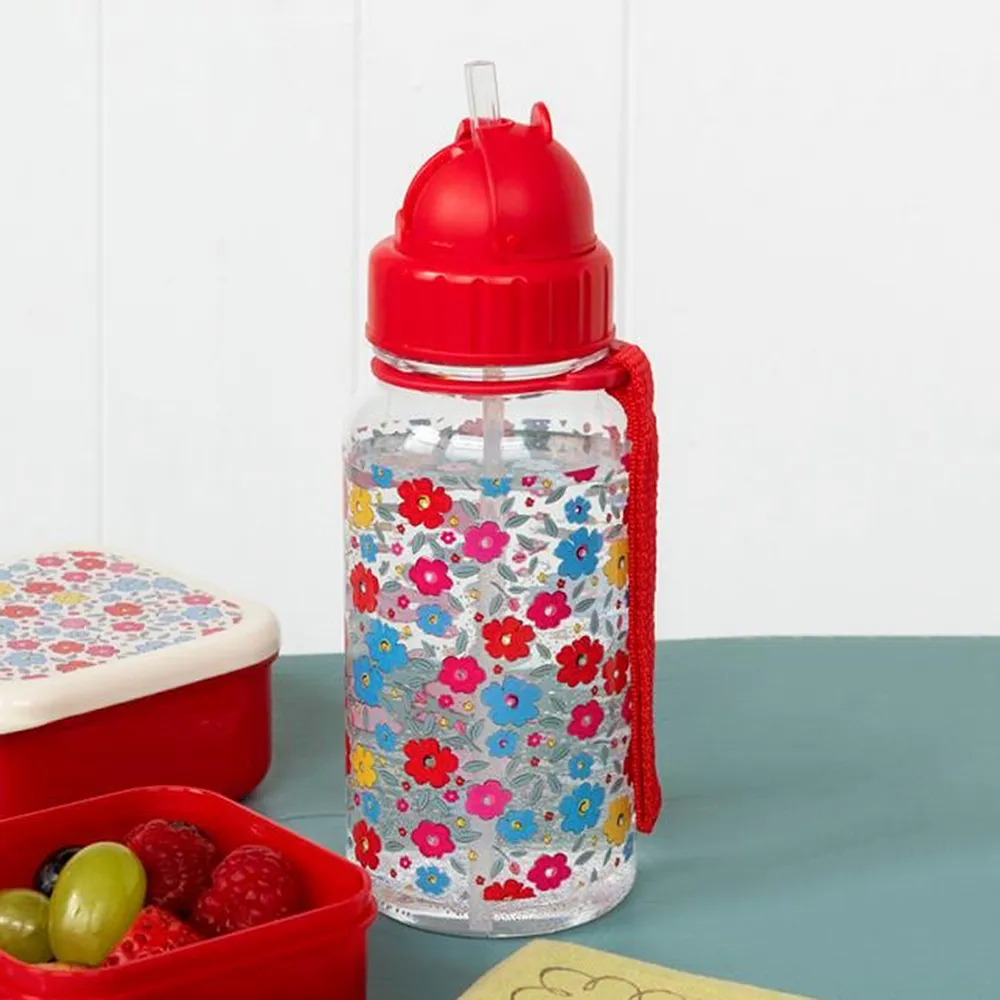 【Rex London】輕攜吸管水壺 繽紛小花500ml / 水壺 冷水瓶 隨行杯 環保杯 歷史價格詳細信息