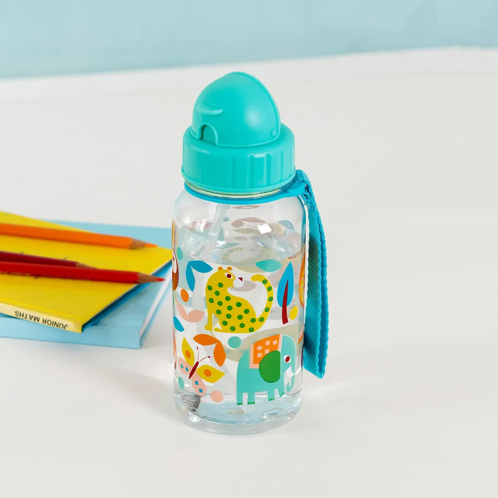 【Rex London】輕攜吸管水壺 熱帶動物500ml / 水壺 冷水瓶 隨行杯 環保杯 歷史價格詳細信息