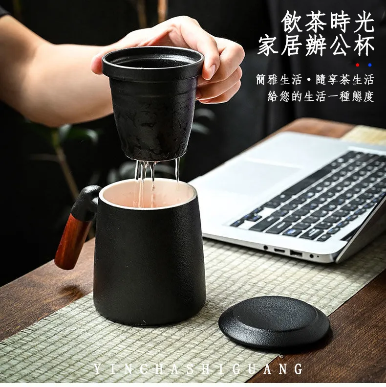 帶蓋濾茶紫砂杯-圓身470ml(禮盒裝)[大買家] 歷史價格詳細信息