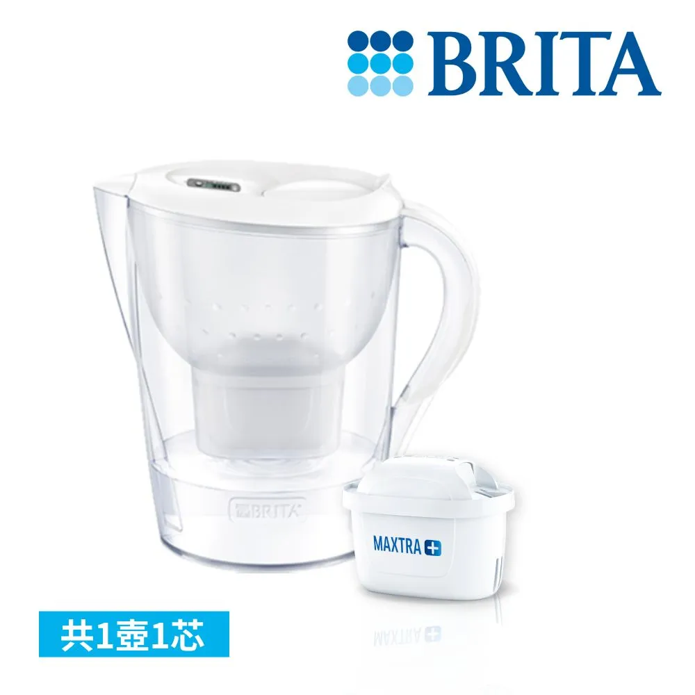 【BRITA】濾水壺 MARELLA馬利拉 白色3.5L 1壺3芯(車麗屋) 歷史價格詳細信息