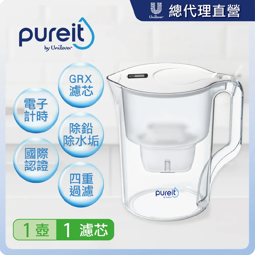 Unilever Pureit PX3070即凈濾水壺3.5L(內含1入濾芯) 歷史價格詳細信息