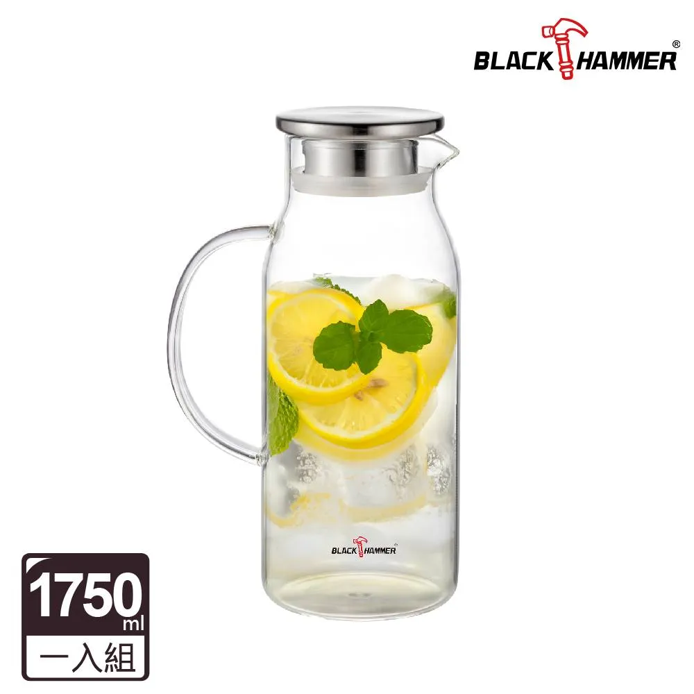【BLACK HAMMER】沁涼 耐熱玻璃水壺  兩款任選三入組(1750/1800ml) 歷史價格詳細信息