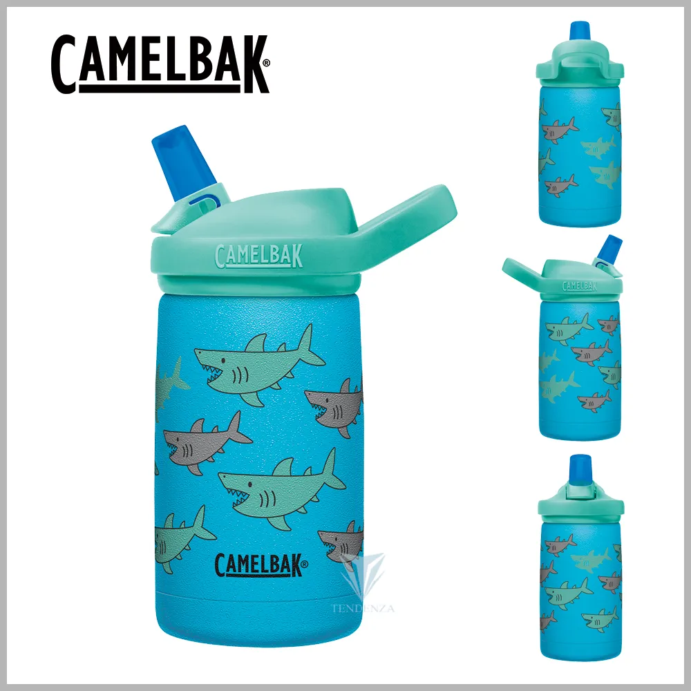 【美國CamelBak】350ml eddy+ kids兒童吸管不鏽鋼保溫瓶(保冰)-鯊魚學校 歷史價格詳細信息