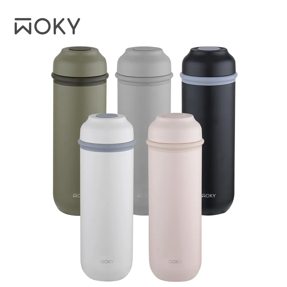 【WOKY 沃廚】JIN真瓷系列-輕量提手陶瓷保溫杯500ml(保溫瓶) 歷史價格詳細信息