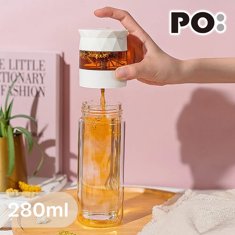 【PO:Selected】丹麥雙飲玻璃輕享杯350ml(薄荷綠)Make today great 歷史價格詳細信息