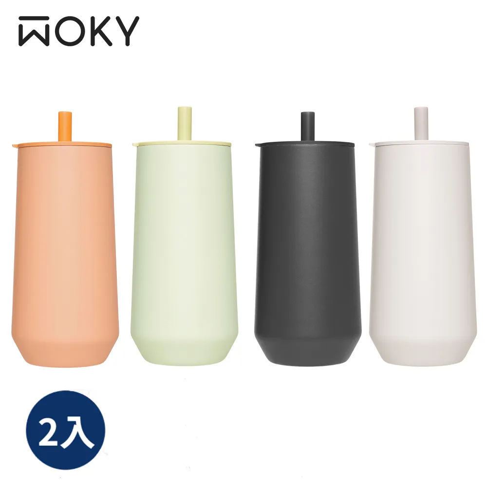 【WOKY 沃廚-買1送1】輕量彈蓋陶瓷易潔層保溫瓶450ml-夜幕藍+夜幕藍 歷史價格詳細信息