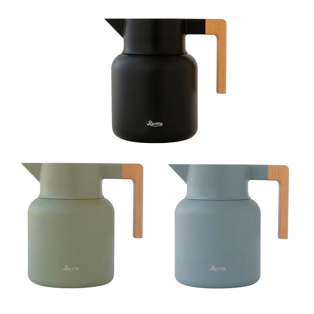 【日本Rivers】THERMO JUG KEAT 真空保溫壺1200ml-共4色《泡泡生活》水壺 保冷 歷史價格詳細信息