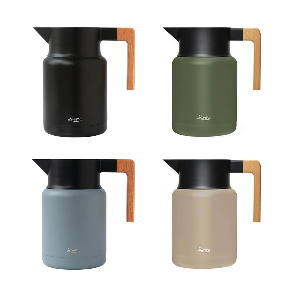 【日本Rivers】THERMO JUG KEAT 真空保溫壺1200ml-共4色《泡泡生活》水壺 保冷 歷史價格詳細信息