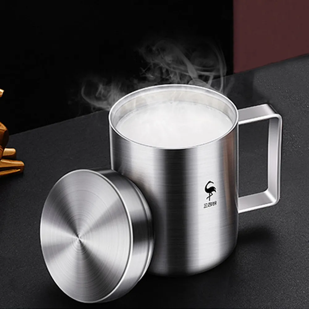 PUSH!餐具用品316不鏽鋼510ml帶蓋咖啡保溫杯隨手杯粉色E119-2 歷史價格詳細信息