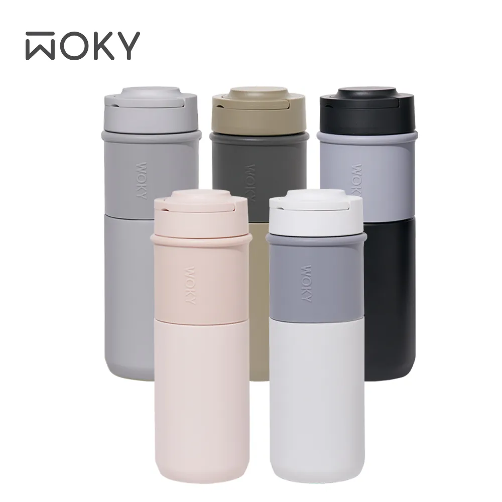 【WOKY 沃廚】JIN真瓷系列-陶瓷環保提手杯500ML(4款任選) 歷史價格詳細信息