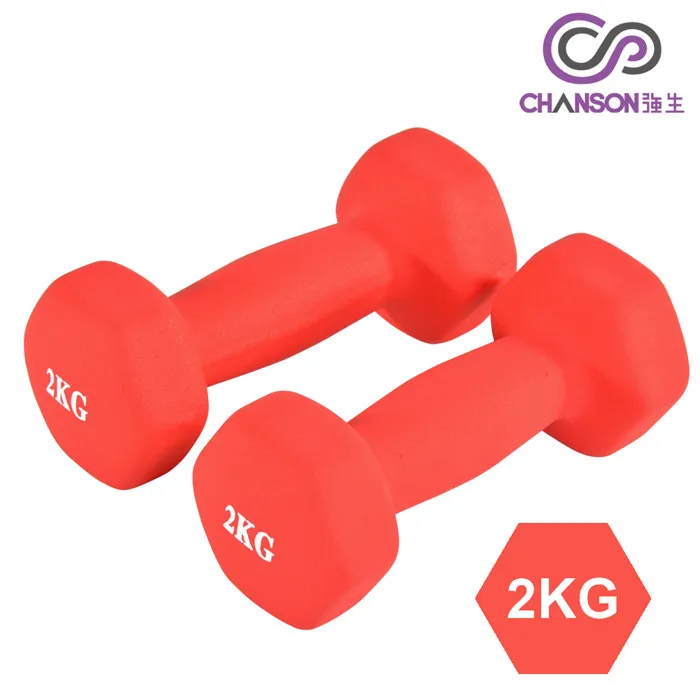 【強生CHANSON】彩色鑄鐵六角啞鈴(4KG-2支入) 歷史價格詳細信息