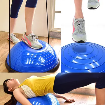 半圓瑜珈球踏墊(拉繩無顆粒款)(瑜珈球座/平衡球/半圓球/彈力繩/平衡墊/Bosu Ball/Balance step/台灣製) 歷史價格詳細信息