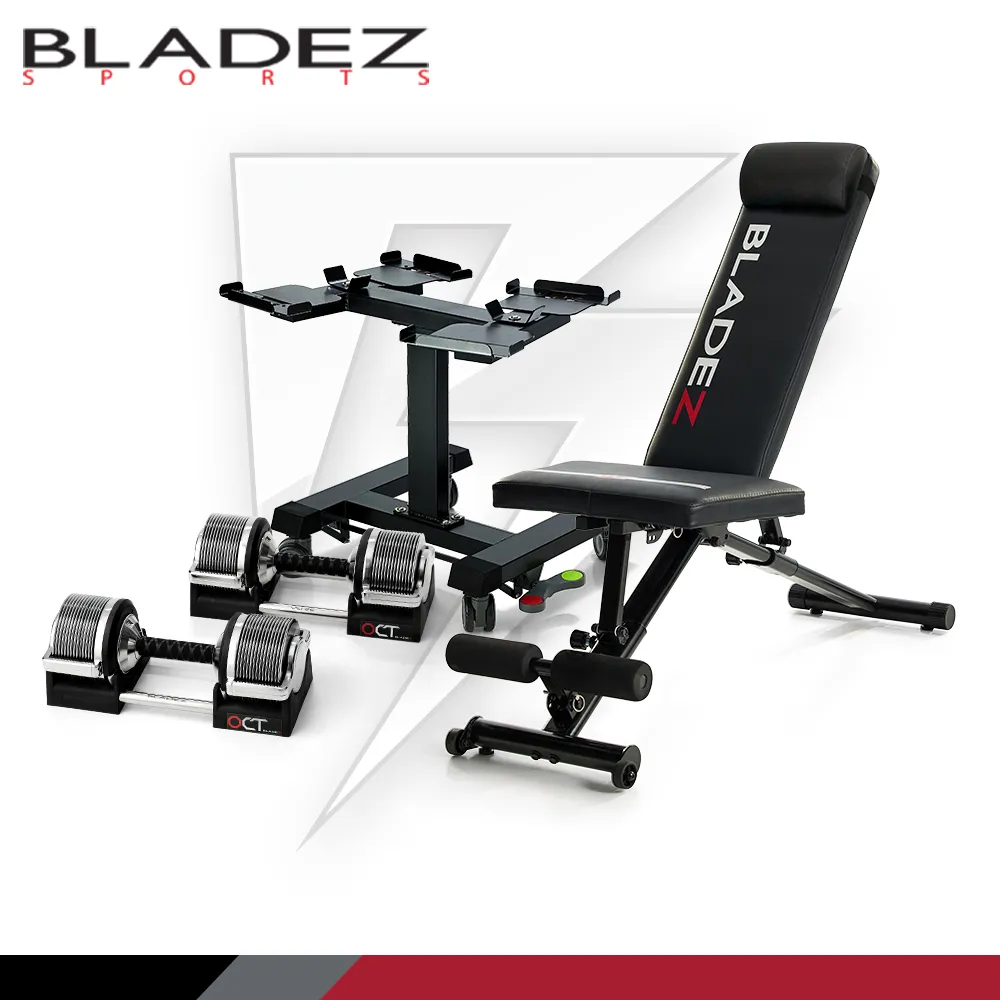 【BLADEZ】奧特鋼啞鈴MAX進擊組-OCT-36KG+Z3重訓椅+Rack啞鈴架 歷史價格詳細信息