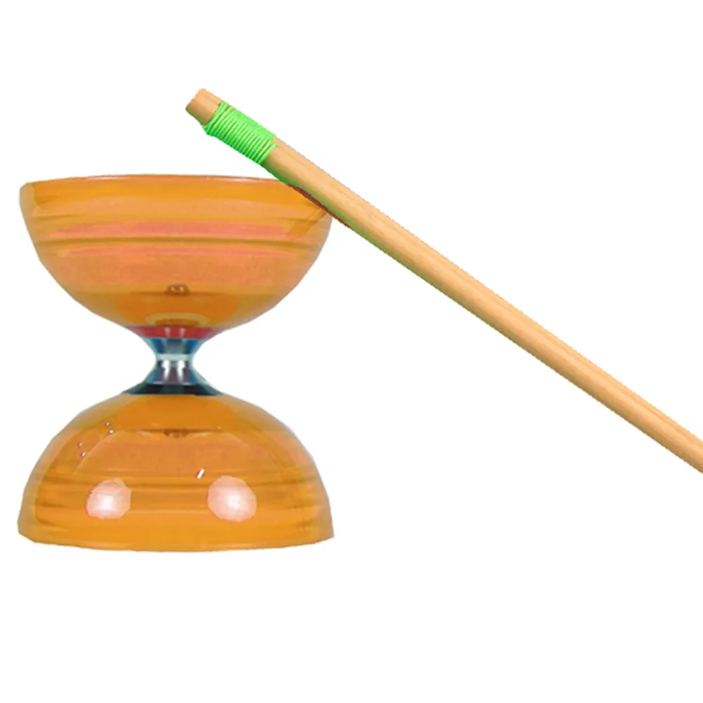 【三鈴SUNDIA】台灣製造-炫風長軸三培鈴扯鈴(附31cm小碳棍、扯鈴專用繩)綠色 歷史價格詳細信息