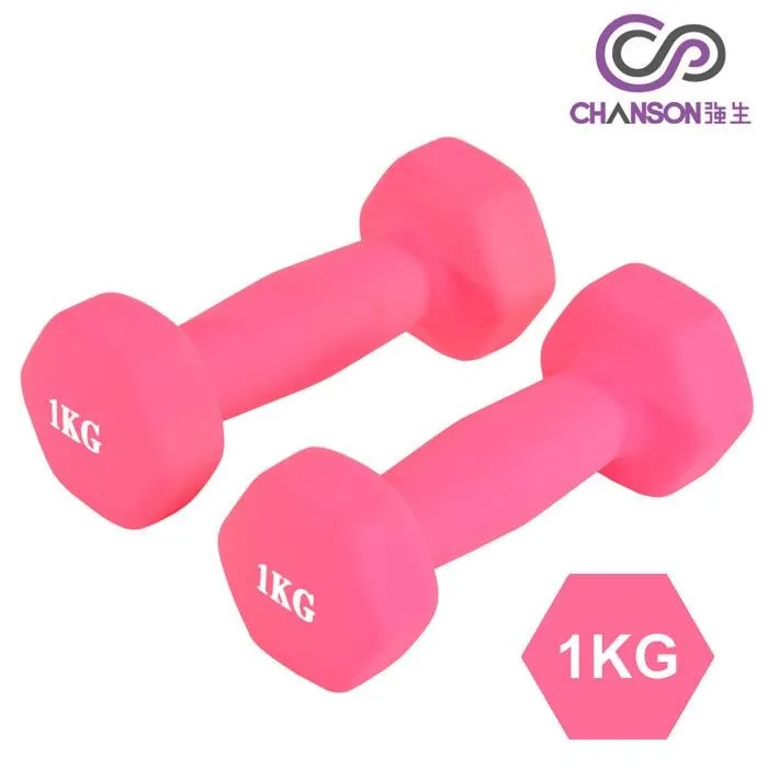 強生CHANSON 彩色鑄鐵六角啞鈴(2KG-2支) 歷史價格詳細信息