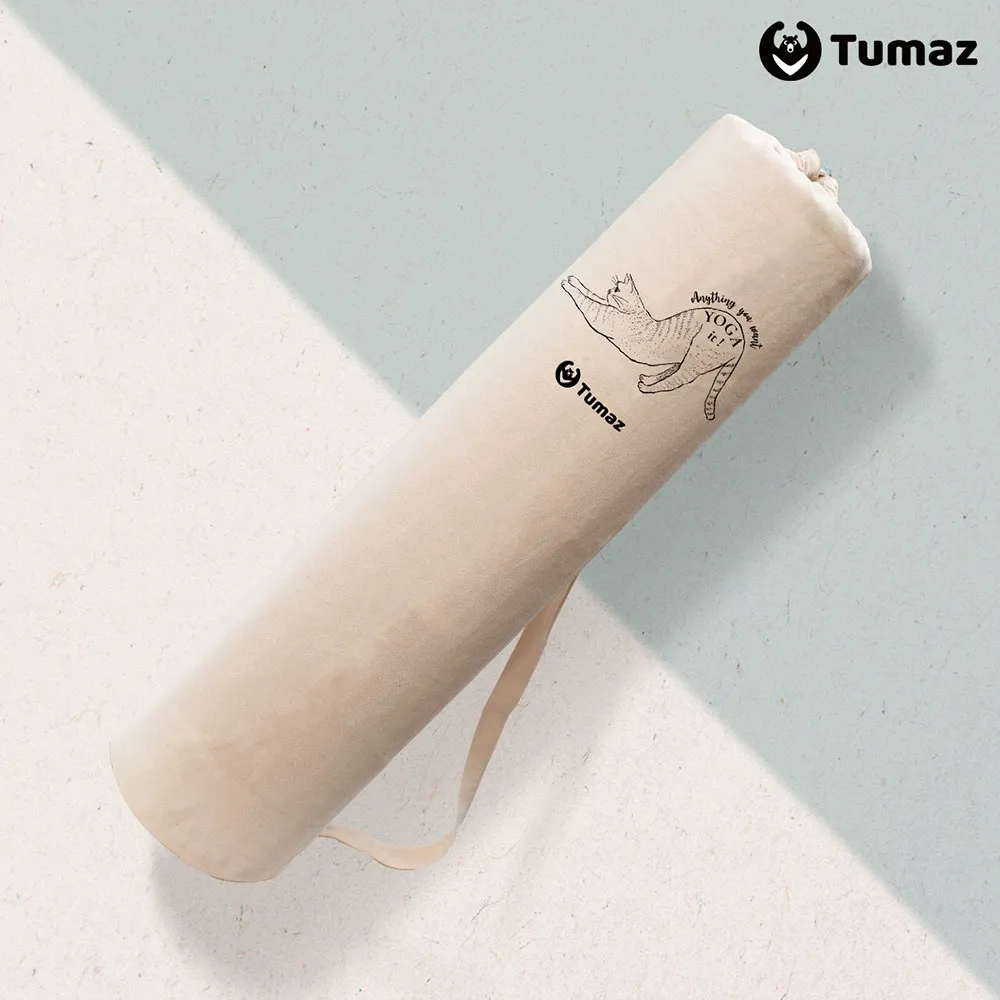 【Tumaz月熊健身】貓咪瑜珈鋪巾背袋 - 粉色/背帶 配色 束口袋 背袋 (適用滾筒,鋪巾,瑜珈磚) 歷史價格詳細信息