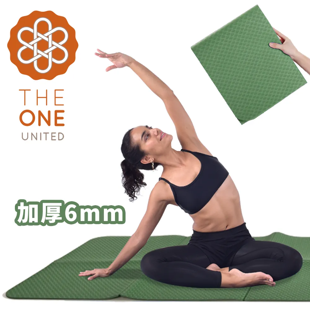 【The One】莫蘭迪TPE摺疊瑜珈墊 6mm-藍色 歷史價格詳細信息