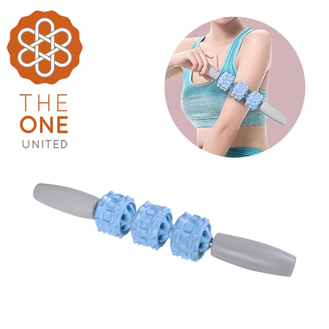 【双紅】肌肉按摩滾輪棒(一般款)/按摩滾棒/按摩棒/瑜珈棒(綠色) 歷史價格詳細信息