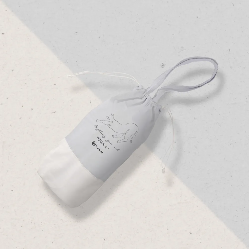 【Tumaz月熊健身】貓咪瑜珈鋪巾背袋 - 粉色/背帶 配色 束口袋 背袋 (適用滾筒,鋪巾,瑜珈磚) 歷史價格詳細信息