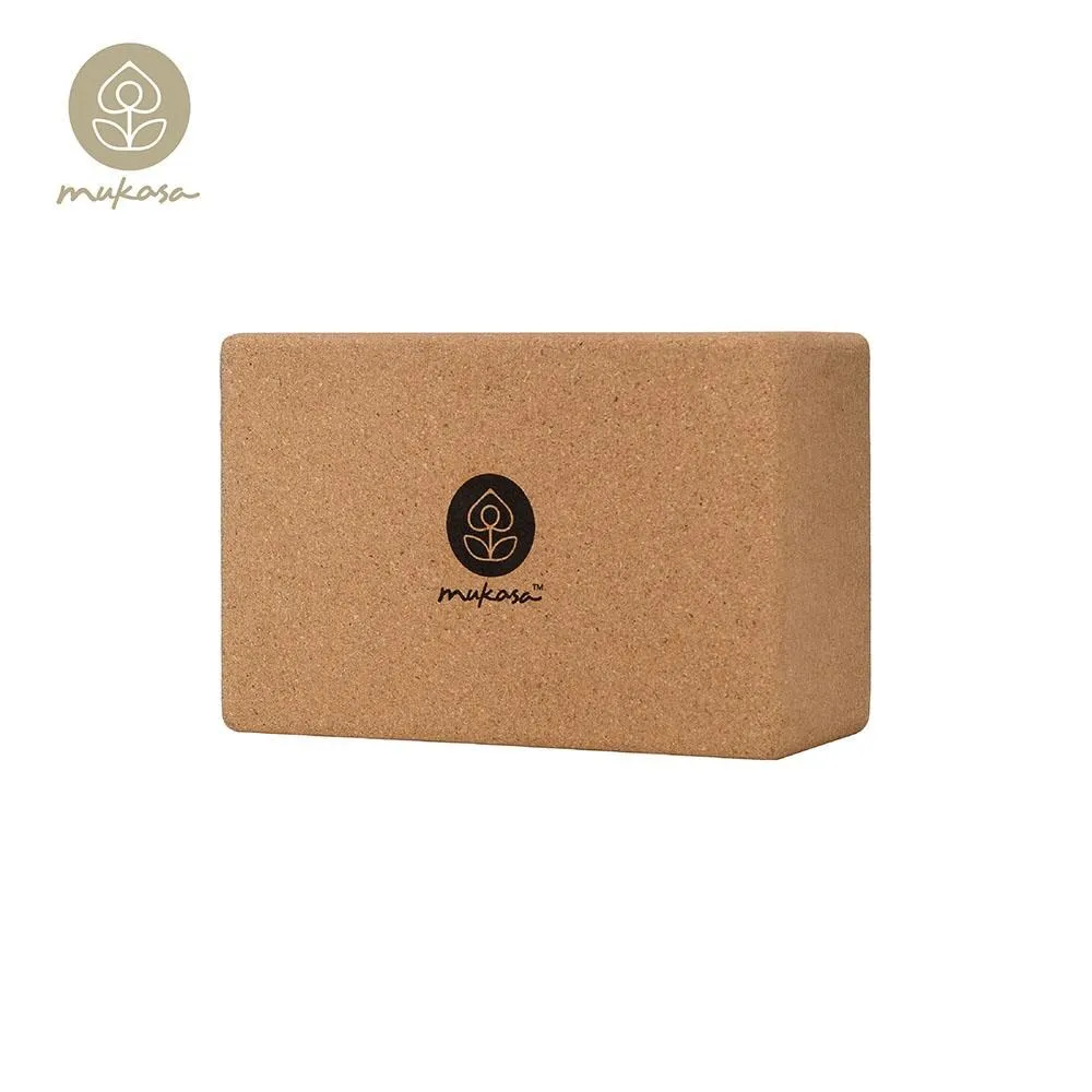 MUKASA 軟木瑜珈磚(M)-LOGO款 瑜珈 瑜珈輔具 輔助器材 健身磚 多功能瑜珈磚 Yoga 瑜伽磚 伸展 歷史價格詳細信息