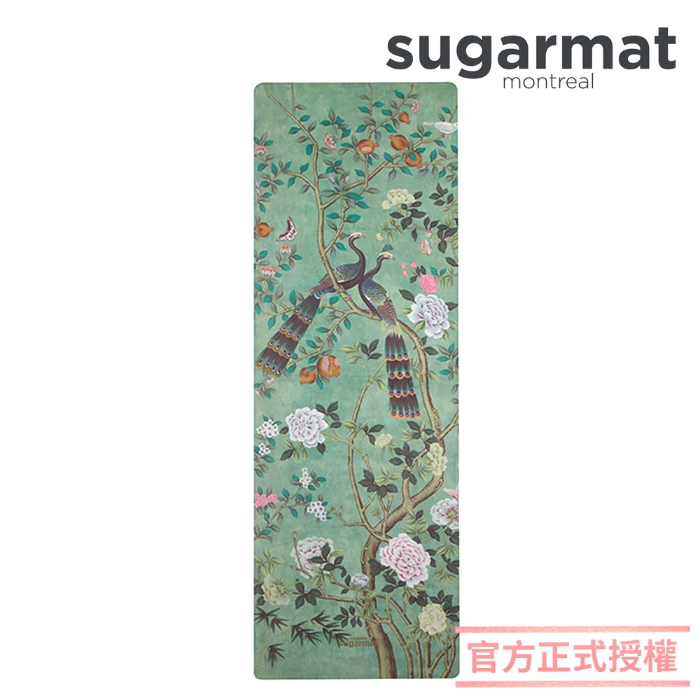 【加拿大Sugarmat】麂皮絨天然橡膠加寬瑜珈墊(3.0mm) 花鳥戲春 Bird Blush Suede 歷史價格詳細信息