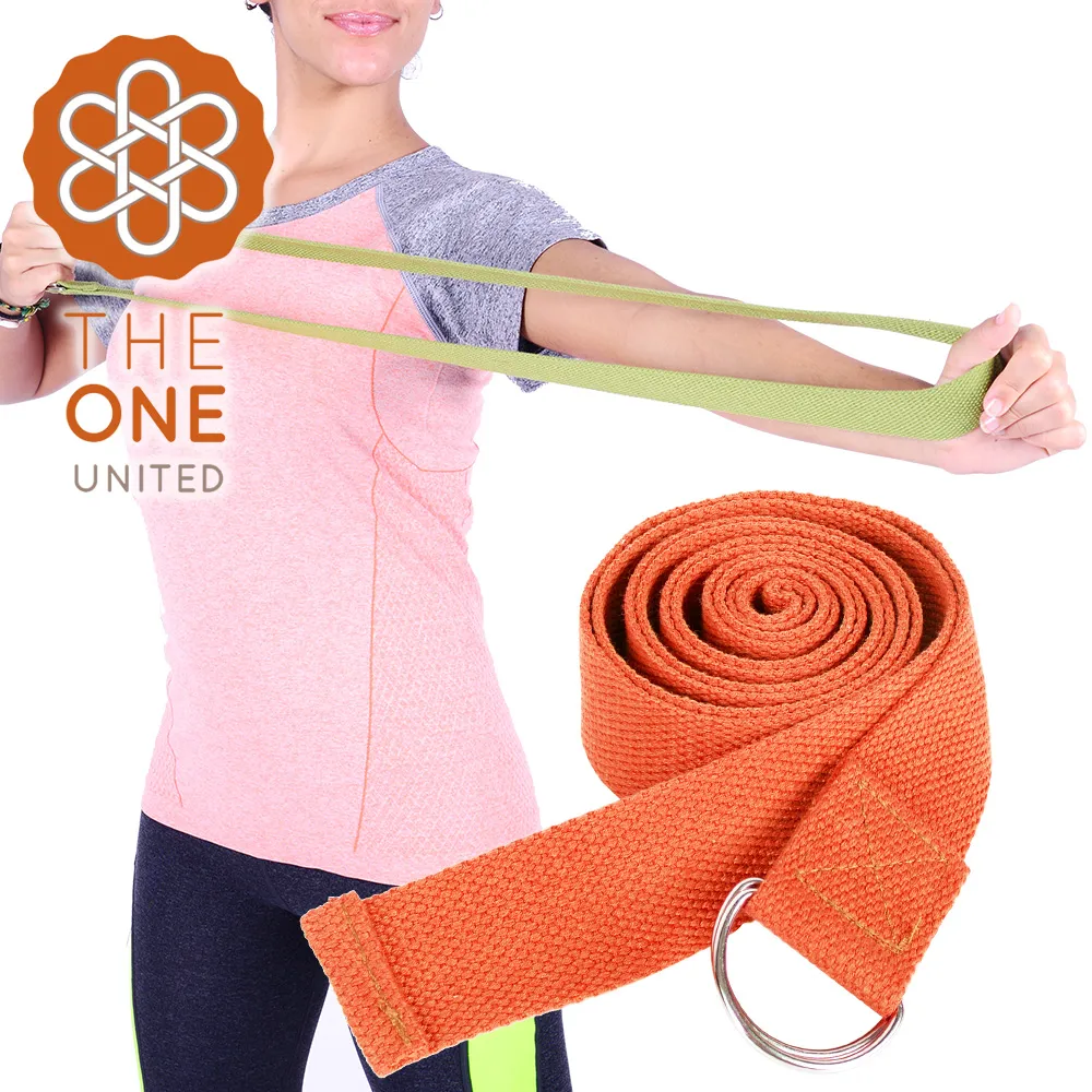 【双紅】純棉瑜珈輔助拉力帶/瑜珈繩/伸展帶-橙色 歷史價格詳細信息