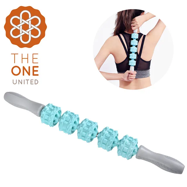 【双紅】肌肉按摩滾輪棒(一般款)/按摩滾棒/按摩棒/瑜珈棒(綠色) 歷史價格詳細信息