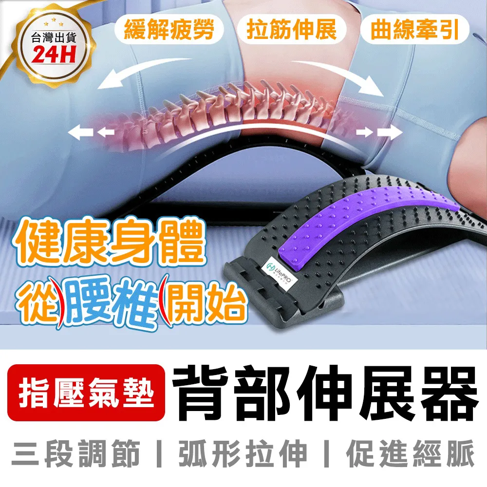 【LifePRO】筋愛靠腰PRO針壓氣墊健身按摩板(羅蘭紫) 歷史價格詳細信息