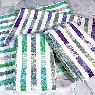 【LIFE 來福牌】柏彩質條紋方巾12入組 歷史價格詳細信息