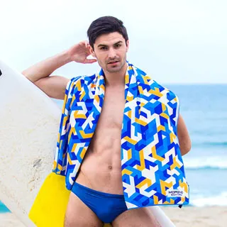 【MORINO摩力諾】超細纖維繽紛靚彩海灘巾/浴巾/萬用巾-蔚藍海洋 歷史價格詳細信息