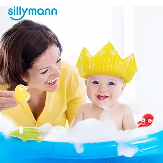 韓國sillymann-鉑金矽膠皇冠幼兒洗頭帽/紅色 歷史價格詳細信息