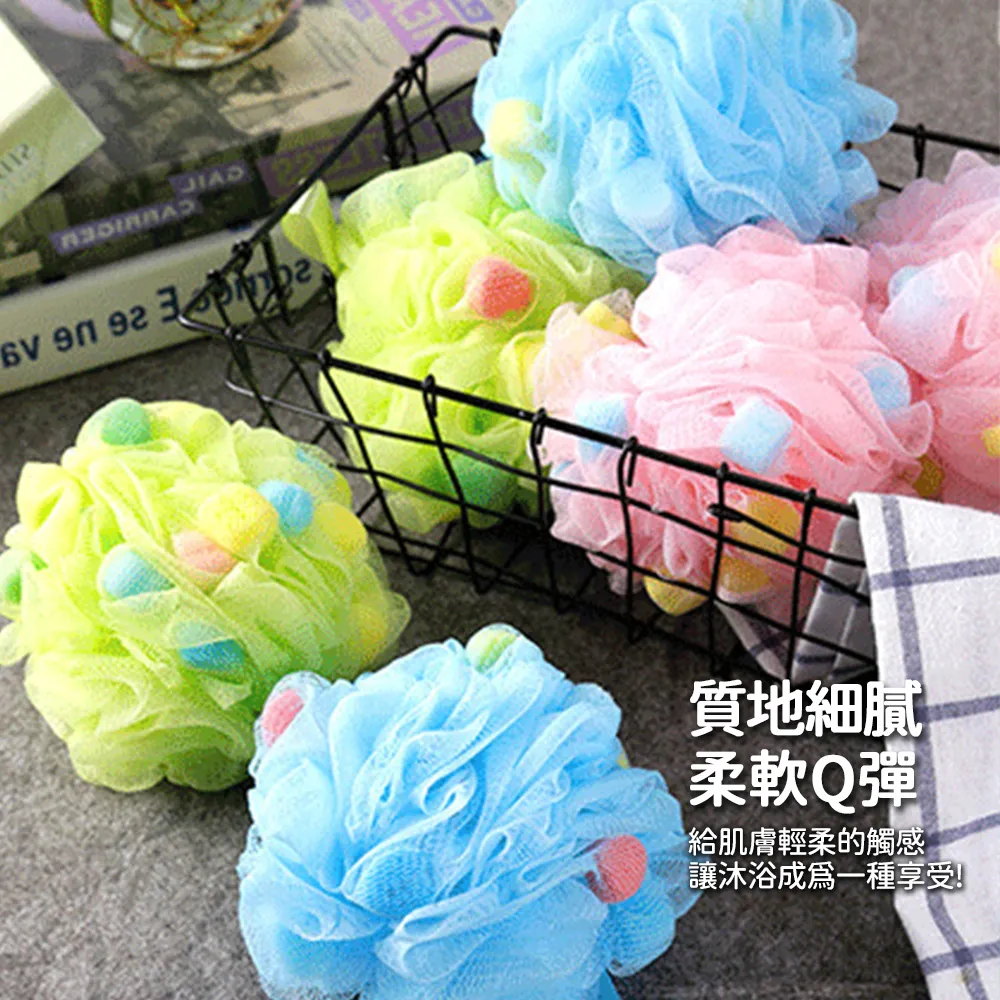 沐浴球超柔軟兒童可愛洗澡浴花球不散大號起泡泡專用寶寶神器 歷史價格詳細信息
