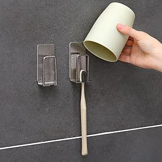 PS Mall 不銹鋼掛勾 牙刷架 吸壁式 置物架壁掛 6入 歷史價格詳細信息