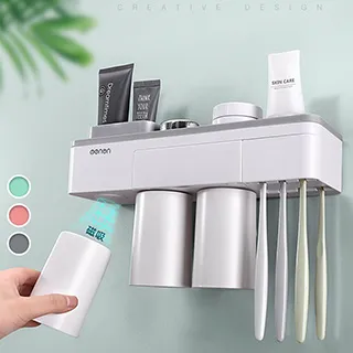 時尚無痕磁吸漱口杯收納組-雙杯款 歷史價格詳細信息