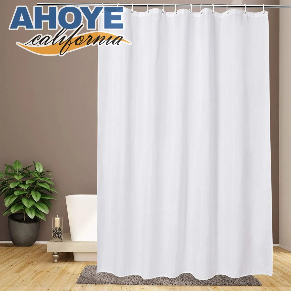 【AHOYE】PEVA免打孔加厚防霉防水浴簾 附掛環 (乾濕分離 浴簾 淋浴間) 歷史價格詳細信息