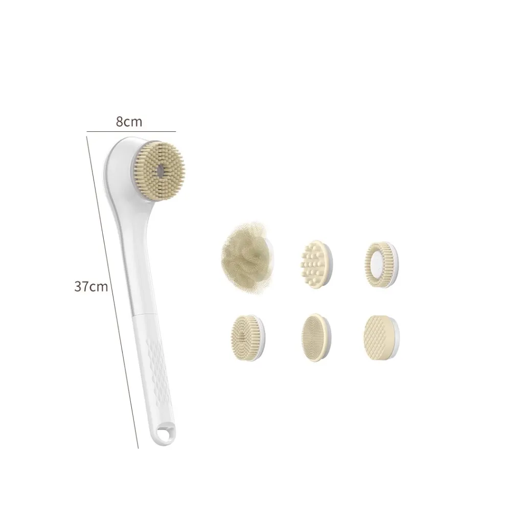 電動沐浴刷 多功能搓背刷 長柄擦背刷 搓灰洗澡刷 按摩軟毛刷子 洗澡刷 搓澡刷 歷史價格詳細信息