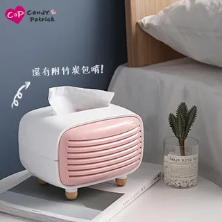 竹木衛生紙盒 桌上收納 衛生紙盒 面紙盒 遙控器收納盒 紙巾盒 桌面衛生紙盒 面紙 置物盒 擦手紙盒 收納盒竹木衛生紙盒 歷史價格詳細信息