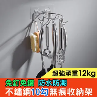 【iRoom優倍適】免釘免鑽強力無痕不鏽鋼掛勾(20入組) 歷史價格詳細信息