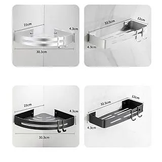 廚房免打孔收納黑色牆角架轉角置物架轉角調味調味罐架子檯面收納層架 歷史價格詳細信息