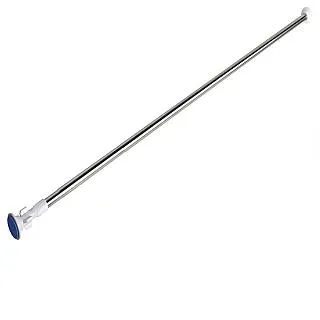 AB007 大方頭不銹鋼伸縮浴簾桿 可伸縮160~300cm 淋浴拉門功能門簾桿 歷史價格詳細信息