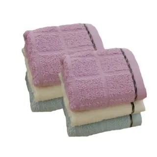 經典格子花布純棉大方巾/洗臉巾 (6條方巾組)【台灣興隆毛巾製】100%純棉 歷史價格詳細信息