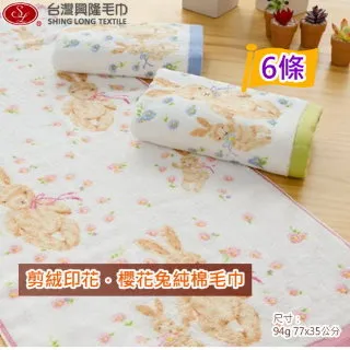剪絨款*幸福家族純棉毛巾 (6條 經庭號)【台灣興隆毛巾製】 歷史價格詳細信息