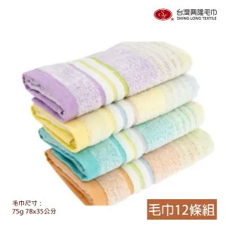 【台灣興隆毛巾製】橫紋雙層棉紗雙人毛巾被-藍條紋 (單條) 歷史價格詳細信息