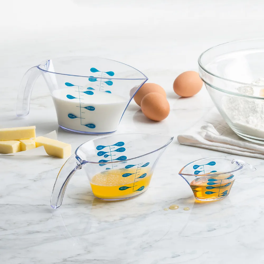 Trudeau 可微波堆疊量杯3件(藍) 歷史價格詳細信息