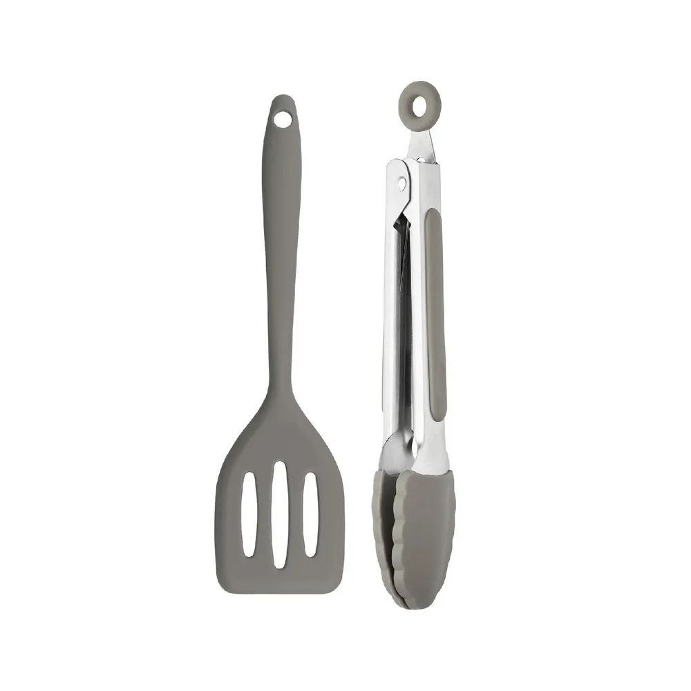 【TaylorsEye】不沾鍋矽膠濾油鍋鏟 墨灰29cm  / 炒菜鏟 歷史價格詳細信息