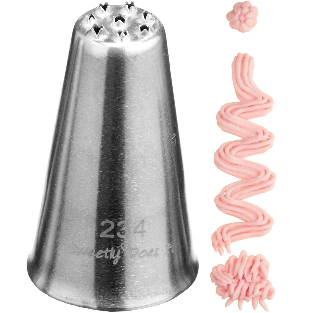 Sweetly 8齒花型嘴雙管擠花器 歷史價格詳細信息