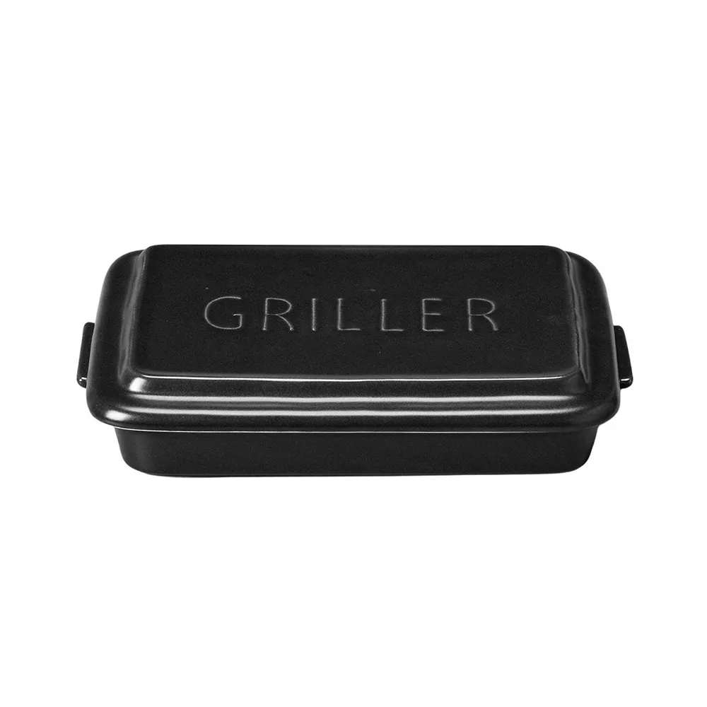 Meister Hand TOOLS系列 長方形烤盤 (附蓋) 25.5x16.5cm 米白 烤盤 餐盤 歷史價格詳細信息